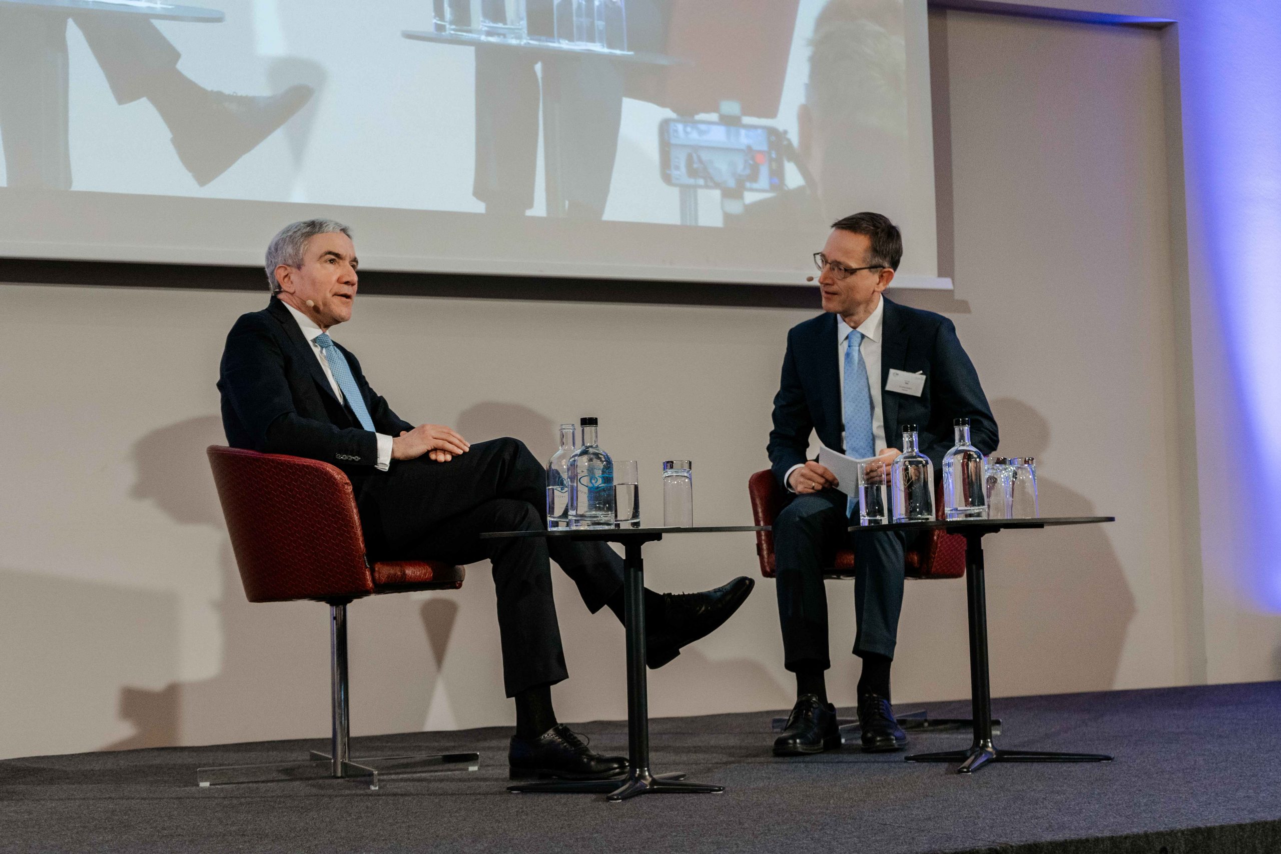 BVerfG-Präsident Harbarth mit Vizepräsident des BKartA Ost