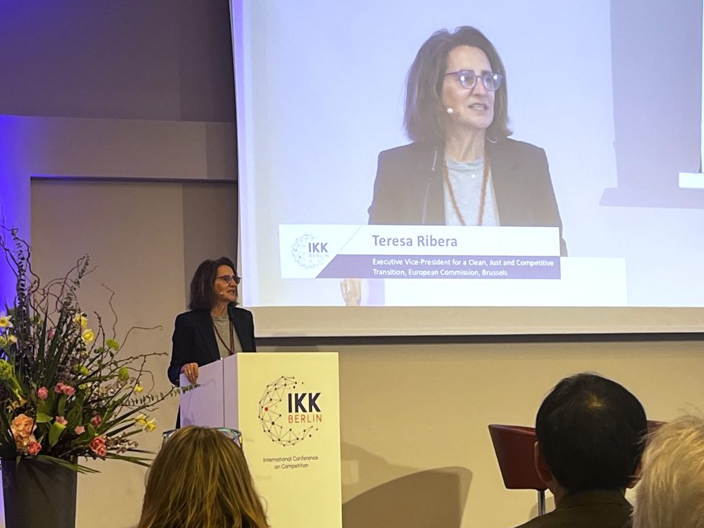 Teresa Ribera speaking at IKK 2026
